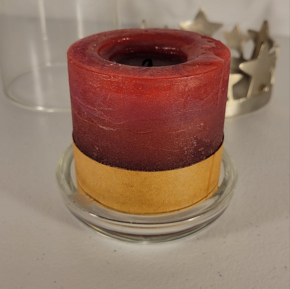 Nikkel plated candle holder - Picture 2 of 5